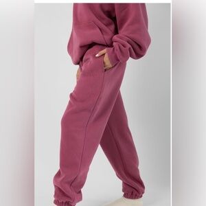 Berry colored sweatpants